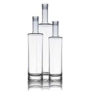 3 different sizes of Kendo glass bottles