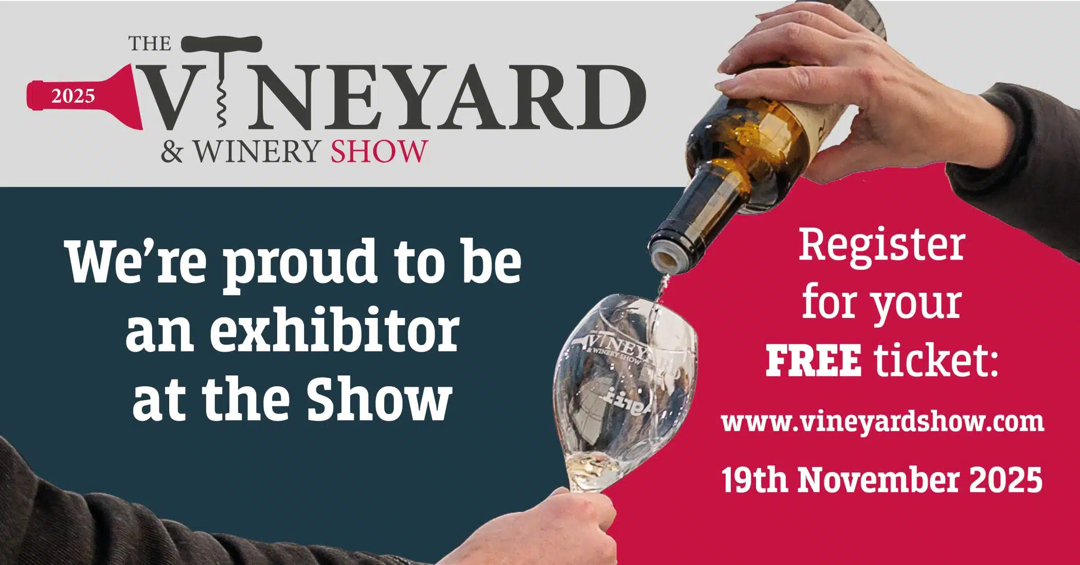 Advert for The Vineyard & Winery Show - 19th November 2025